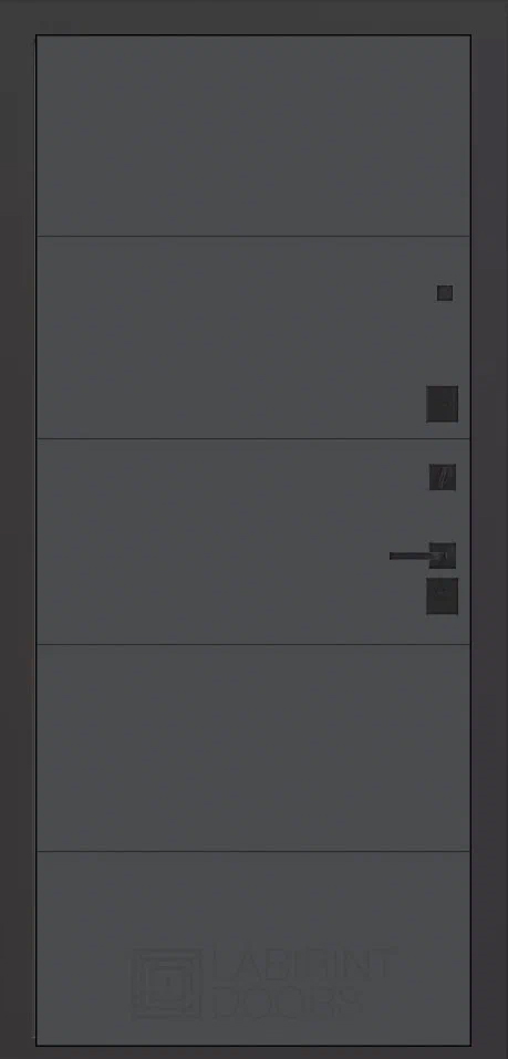 дверь Labirint CARBON 13, Цвет "Графит софт" - Image 2