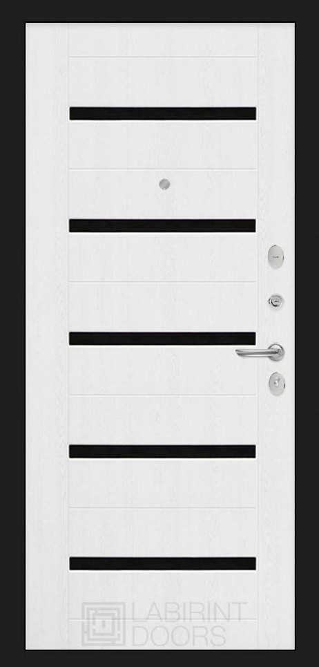 дверь Labirint Мегаполис 01, Цвет "Белое дерево" - Image 2
