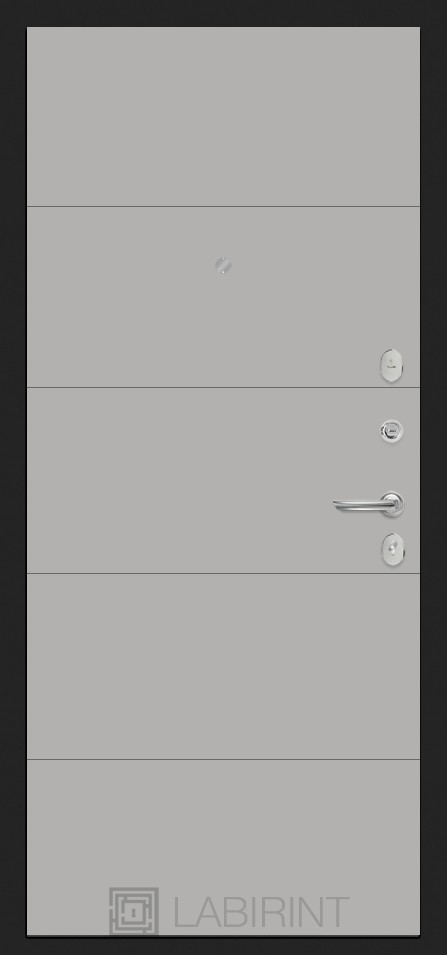 дверь Labirint Мегаполис 13, Цвет "Грей Софт (Серый светлый)" - Image 2