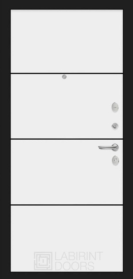 дверь Labirint Мегаполис 25, Цвет "Белый софт" - Image 2