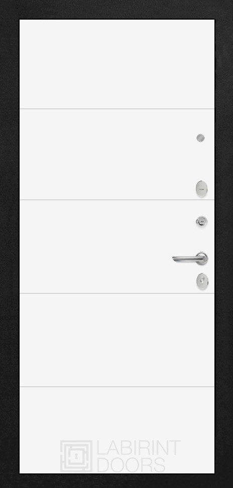 дверь Labirint PAZL 13, Цвет "Белый софт" - Image 2
