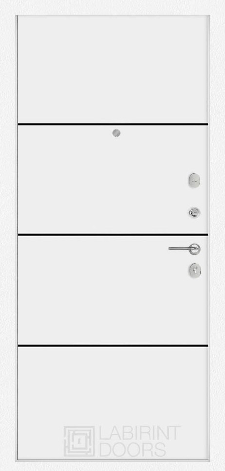 дверь Labirint Платинум 25, Цвет "Белый софт" - Image 2