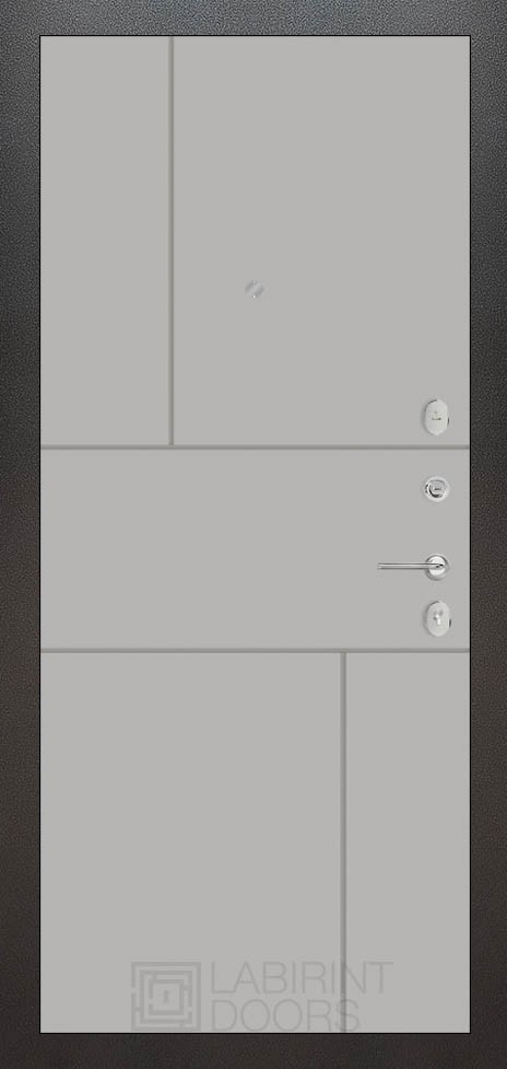 дверь Labirint Silver 21, Цвет "Грей Софт (Серый светлый)" - Image 2