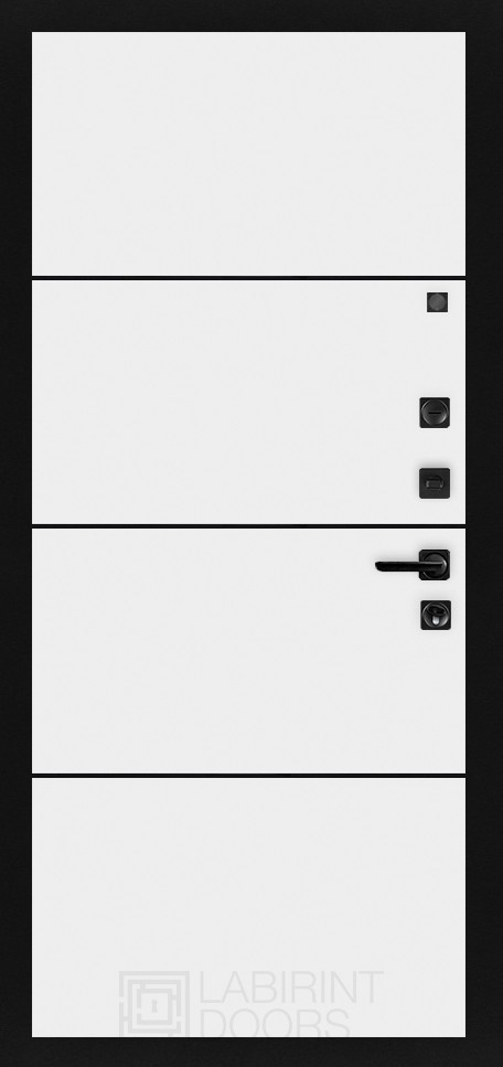 дверь Labirint Storm 25, Цвет "Белый софт" - Image 2