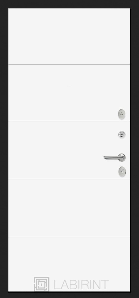 дверь Labirint Термо Лондон 13, Цвет "Белый софт" - Image 2