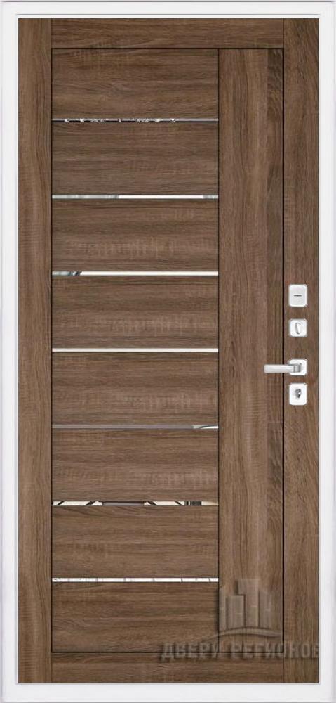 дверь Regidoors NOVA LIGHT 2110 с зеркалом "Серый велюр" - Image 2