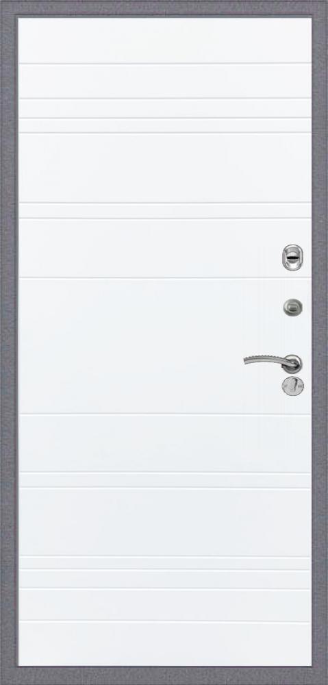 Стальная дверь Премиум ФЛ-290 Line, Цвет "Силк сноу" - Image 2