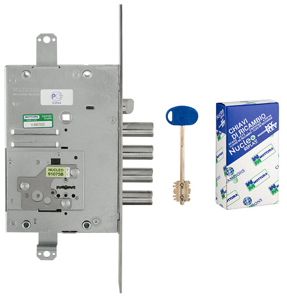Замок основной: Mottura 52J535M с перекодировкой